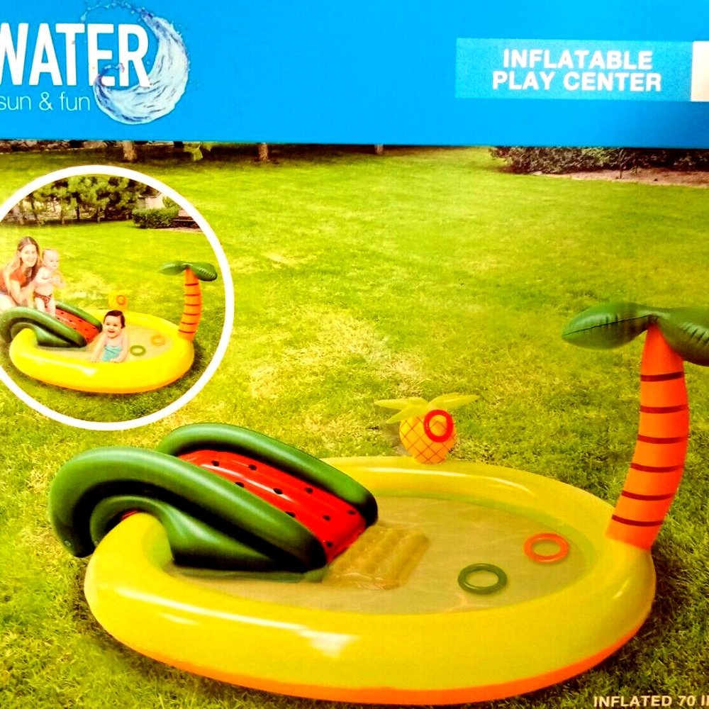 Inflatable Play Center, for Ages 3+. 70 X 60 X 30